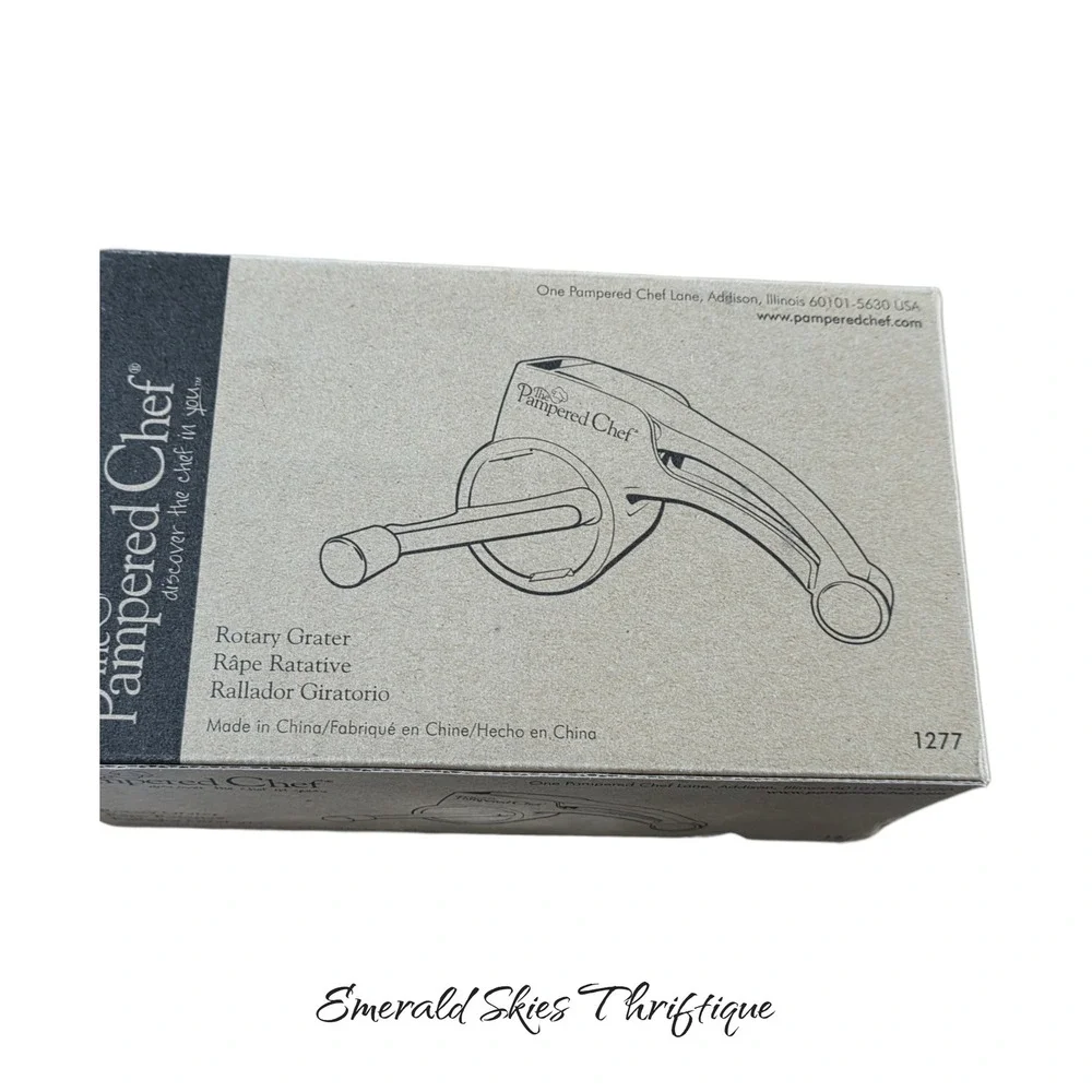The Pampered Chef - Rotary Cheese Grater - #1277 kitchen tool cheese grater